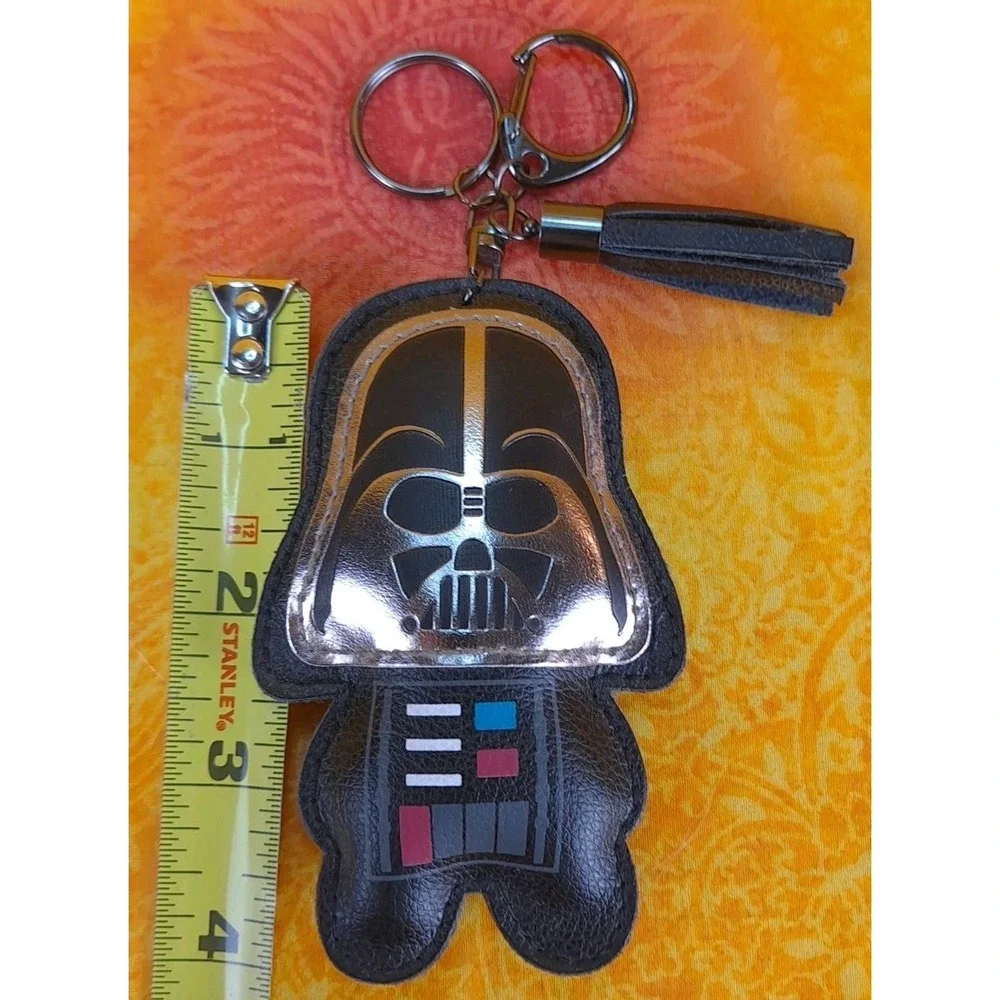 Lucas Film Darth Vader Leather Plush Keyring Keychain 4